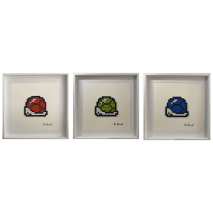 the mosaist blue green red shell mosaique triptyque piece unique 15803 67336983253ed.png