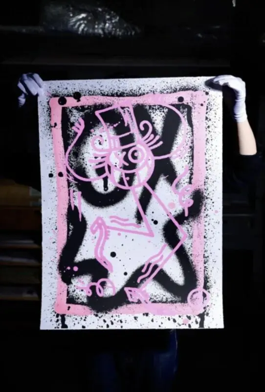 pink mr. a on spray