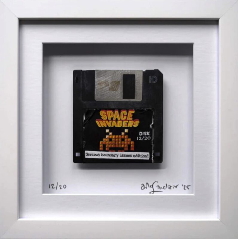 space invaders: boundaries 3.5" black