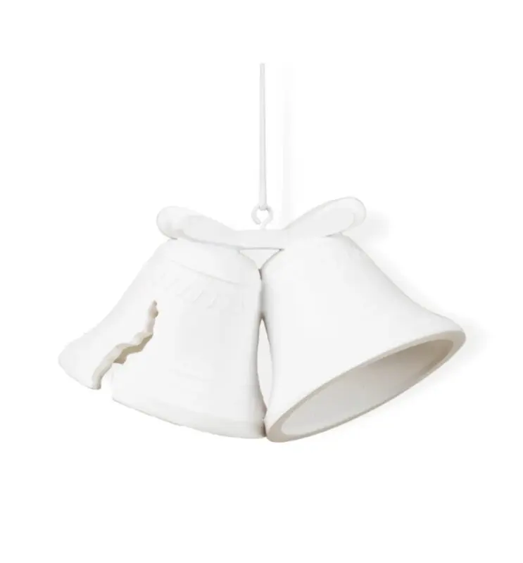 broken bell white ornement, daniel arsham, snarkitecture