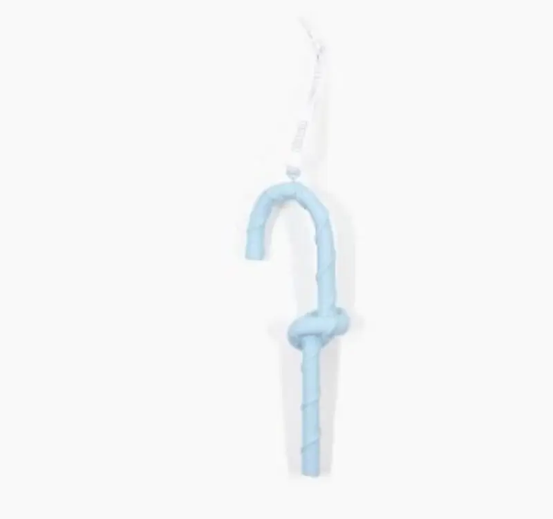 Blue candy cane ornament, Daniel Arsham, SNASKITECTURE, and Seletti