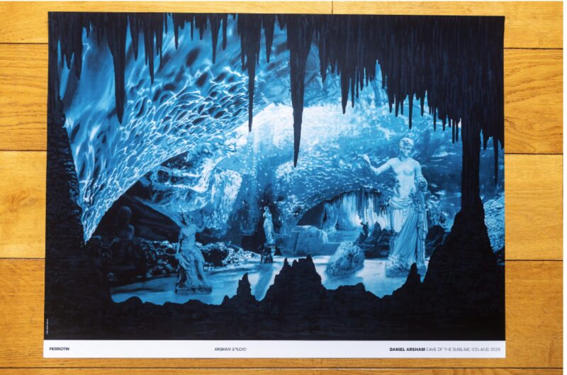 daniel arsham: impression offset / cave of the sublime, iceland