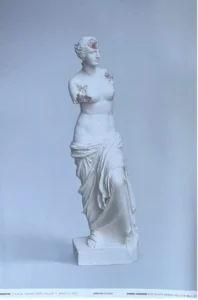 daniel arsham : impression offset édition limitée / quartz eroded venus of milo