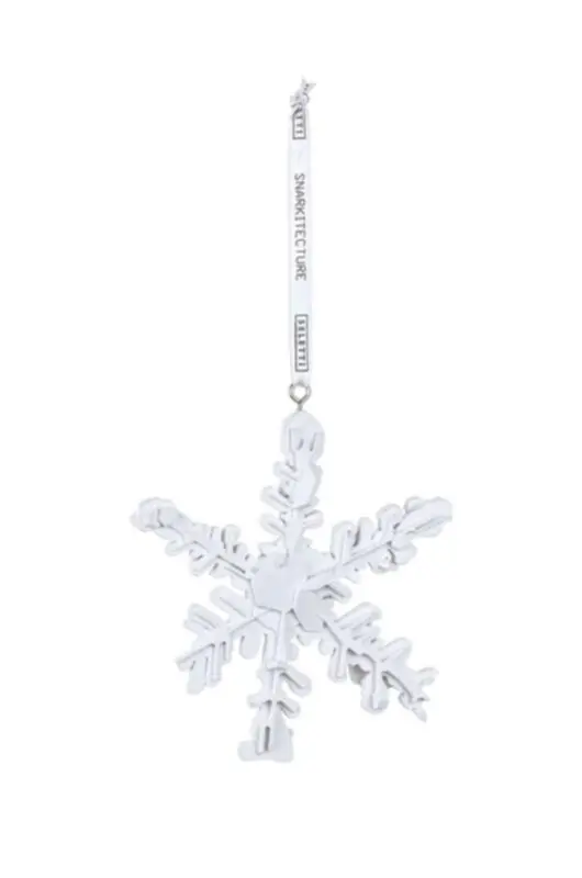 snowflake white ornament, daniel arsham, snarkitecture and seletti