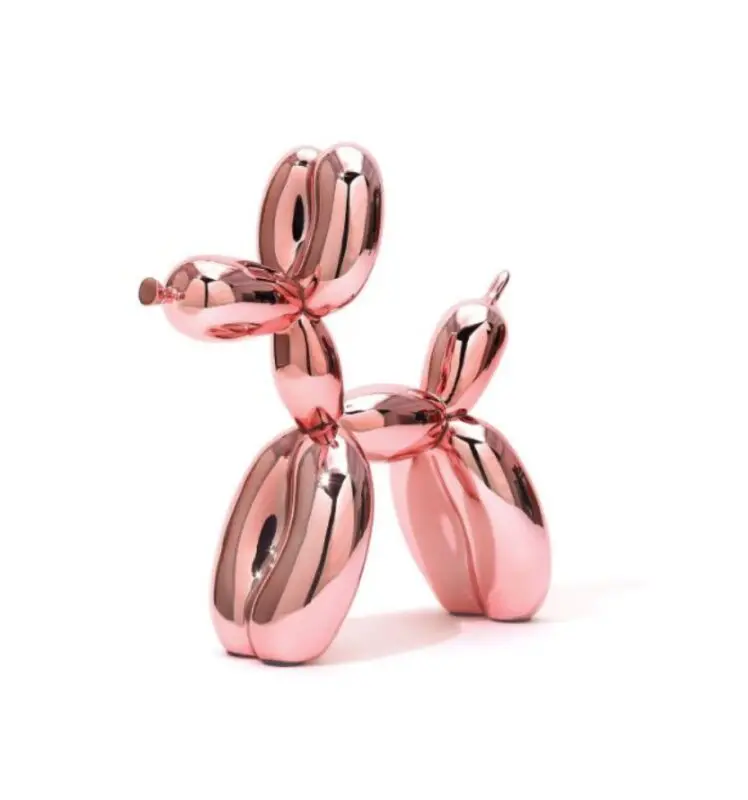 balloon dog rose gold