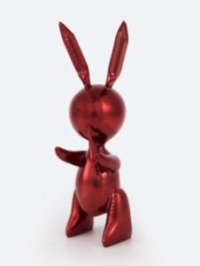 balloon rabbit red