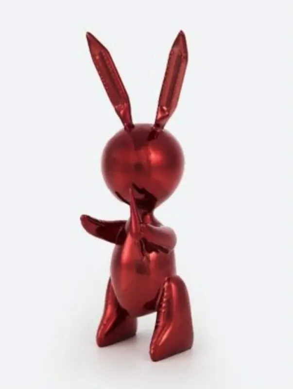 balloon rabbit red