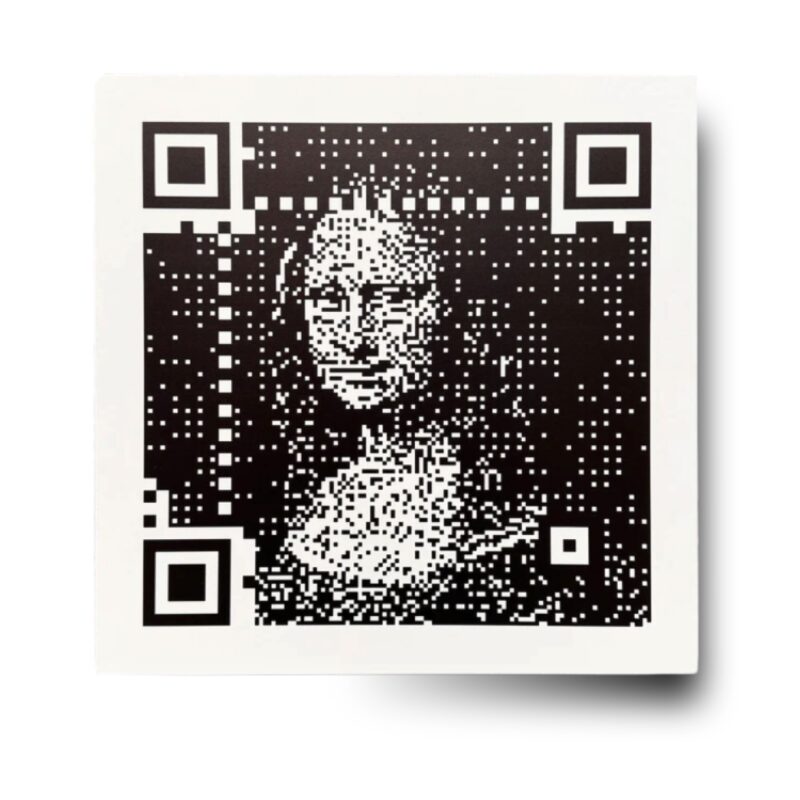 mona lisa qr code