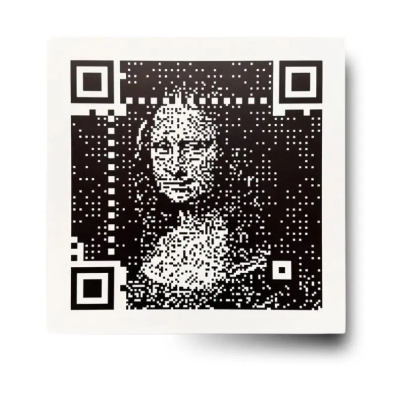mona lisa qr code
