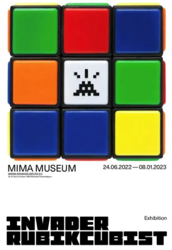 invader rubikcubist mima 2/10
