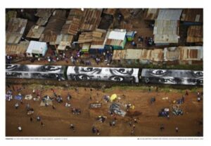 Action in Kibera slum, Nairobi, Kenya, 2018