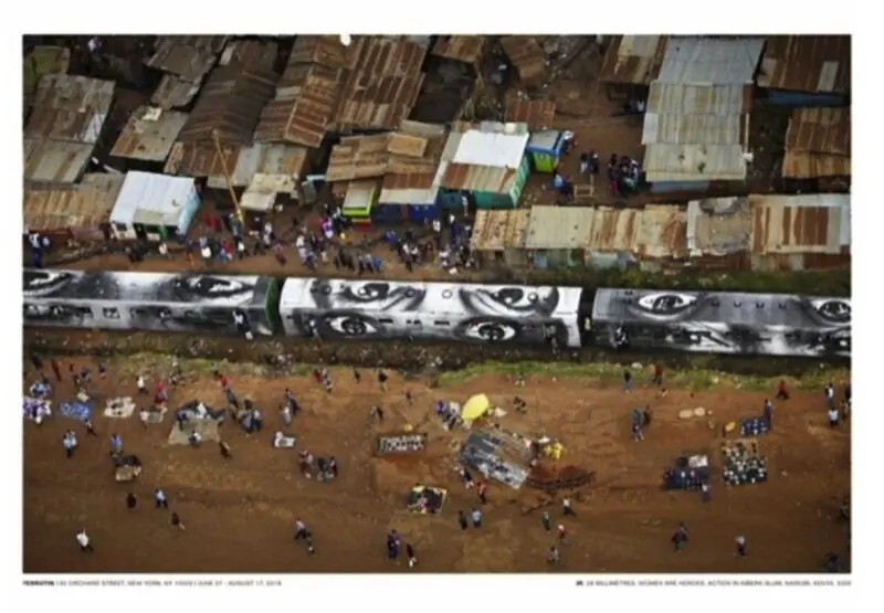 Action in Kibera slum, Nairobi, Kenya, 2018