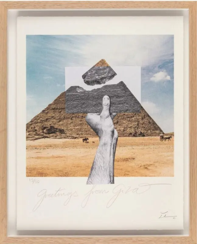 Greetings from Giza, collage