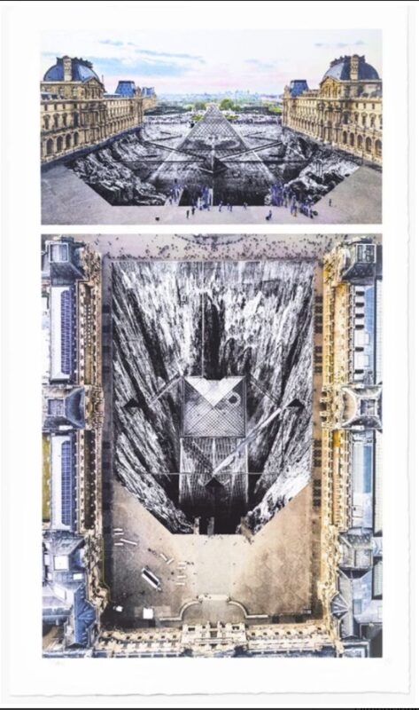 jr au louvres et le secret de la grande pyramide, diptyque