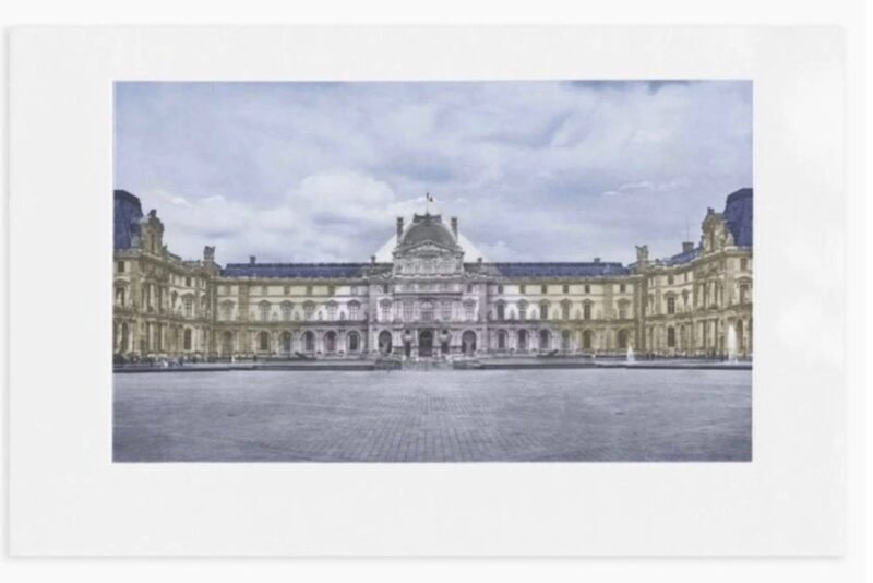 jr – le louvre revu par jr héliogravure couleur