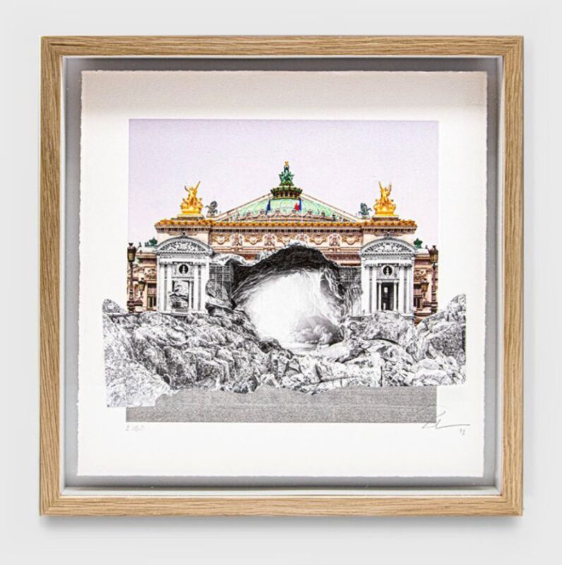 retour à la caverne, acte i, collage, paris, 2023