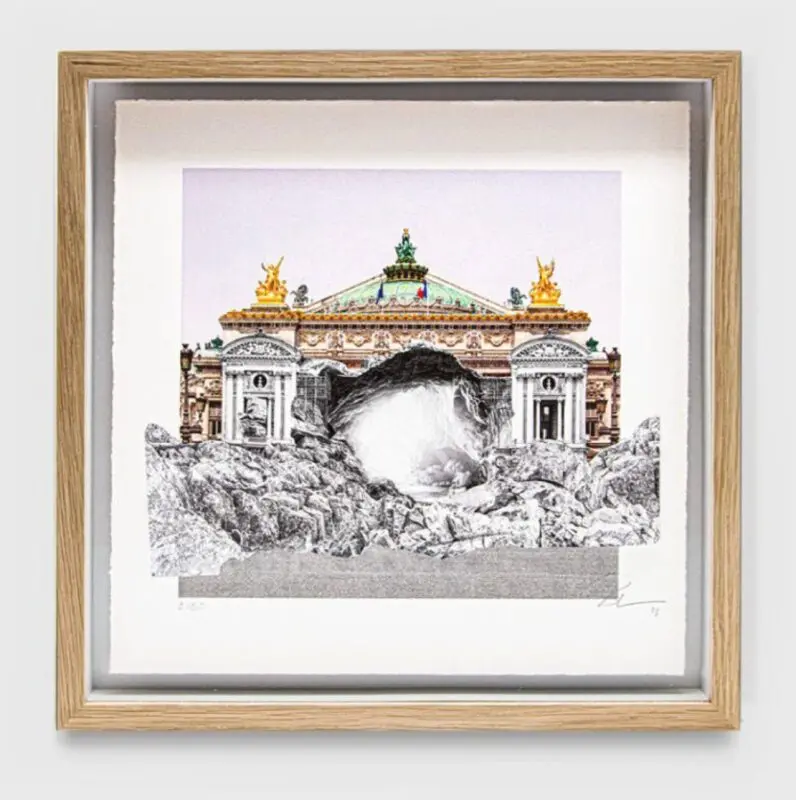 Return to the cave, act i, collage, Paris, 2023
