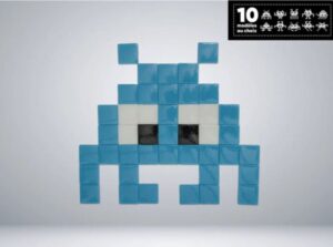 Light blue monster mosaic kit