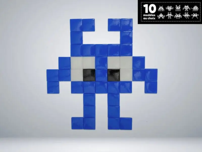 kit mosaique monster bleu foncé