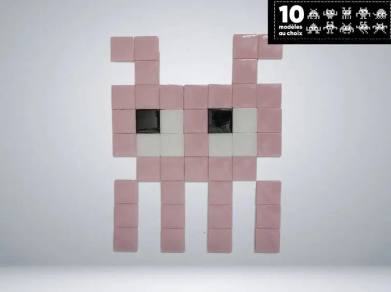 kit mosaique monster rose