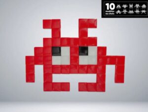 Red monster mosaic kit