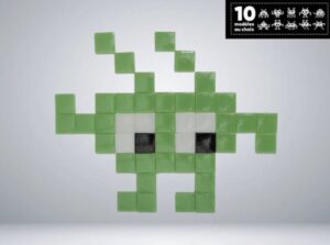 light green monster mosaic kit