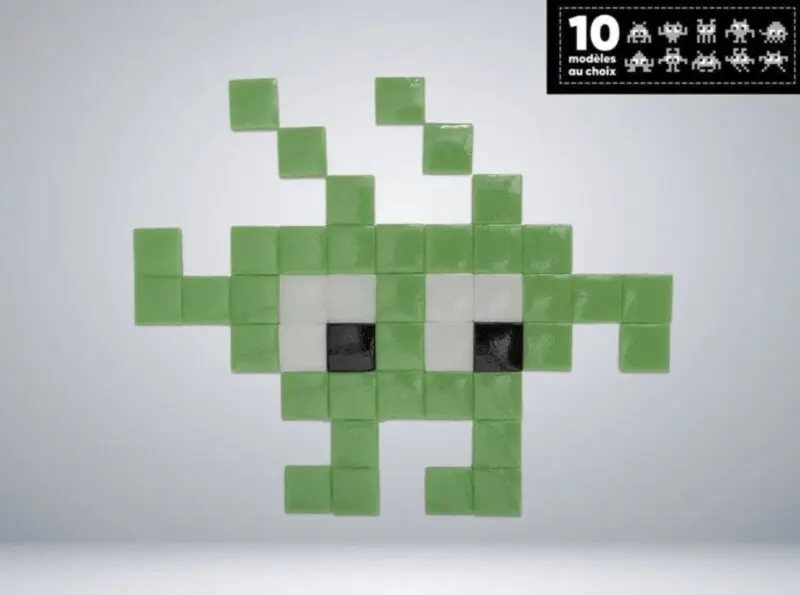 kit mosaique monster vert clair
