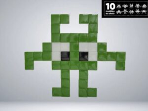 kit mosaique monster vert foncé