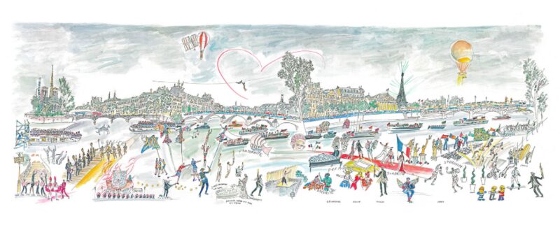 cérémonie d'ouverture finale j.o 2024, petit format