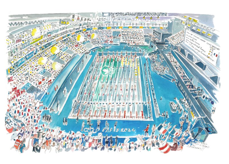 natation j.o paris 2024, moyen format