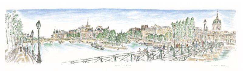 pont des arts paris, moyen format