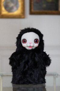 Yuki the young black yak