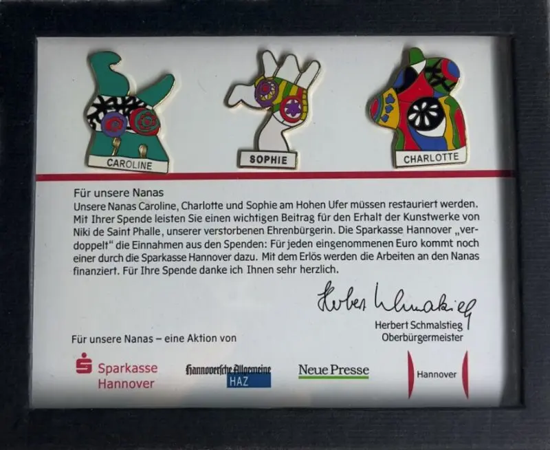 Niki de Saint Phalle Nana 3 Pin Set