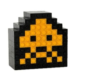 Alien B - Bright Light Orange (Space Invaders)