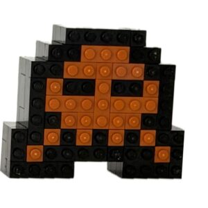 alien c dark orange (space invaders)
