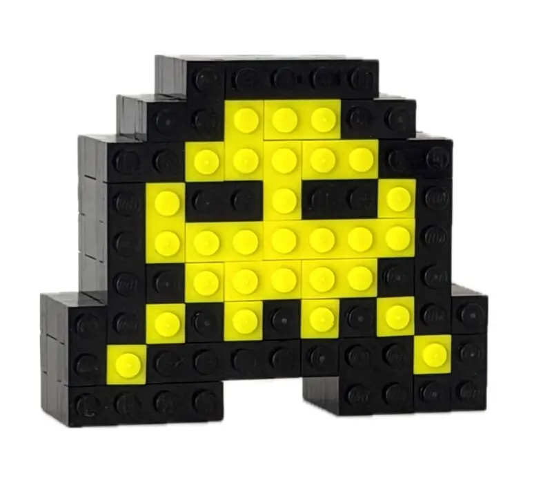 alien c neon yellow(space invaders)