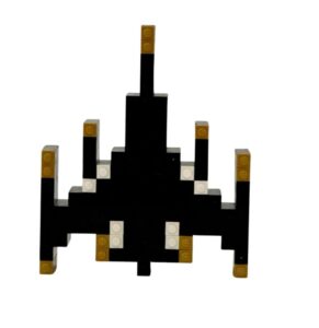 laser base space invaders pearl gold