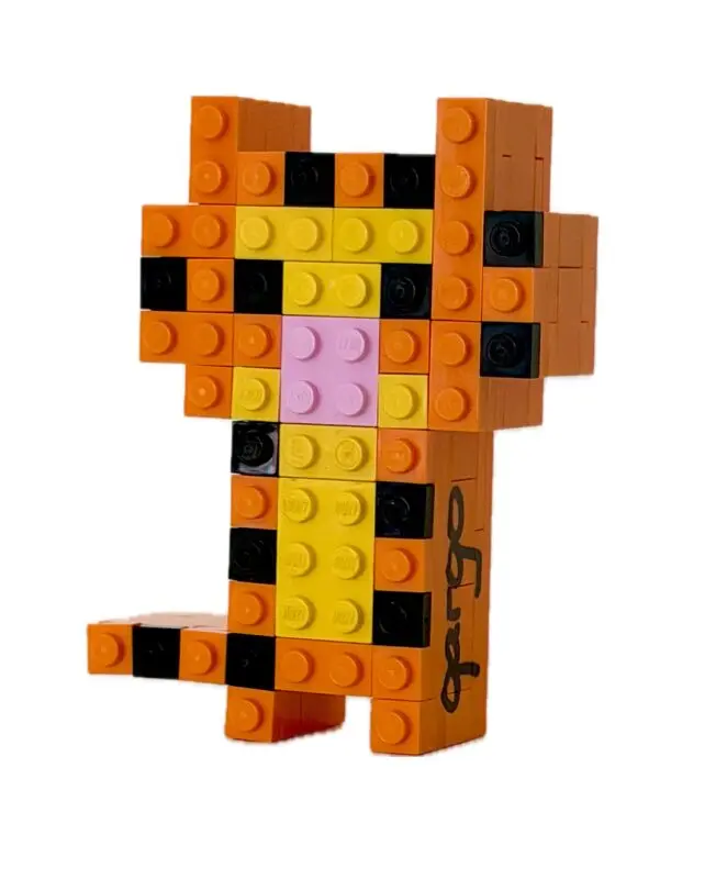 Mini tiger orange