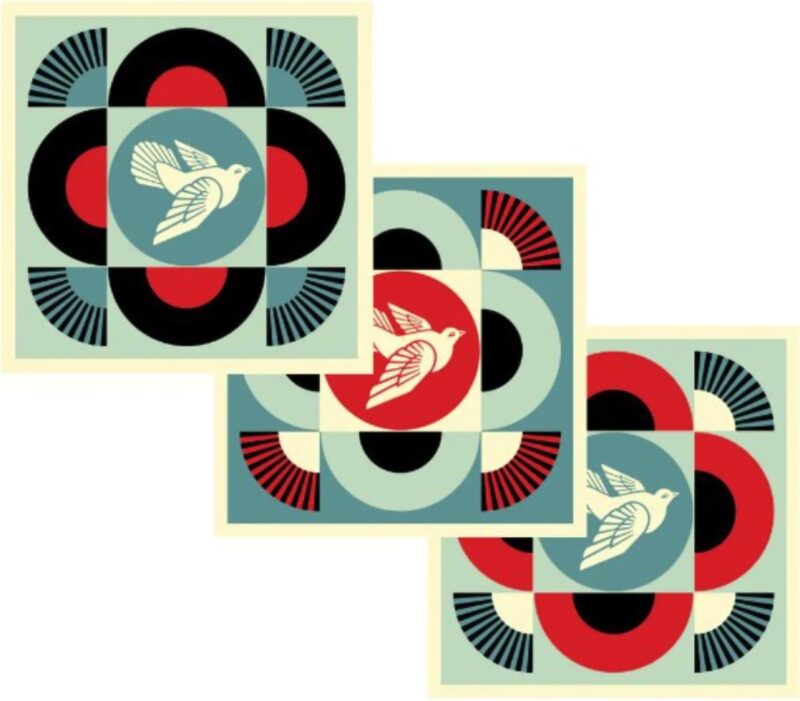 triptyque colombe