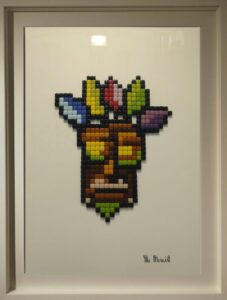 aku aku, mosaïque, pièce unique
