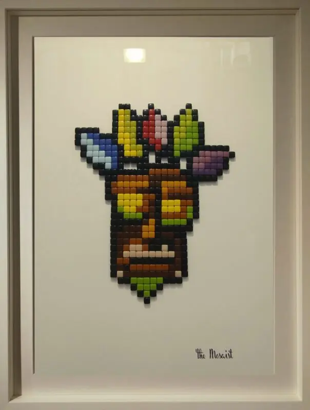 aku aku, mosaïque, pièce unique