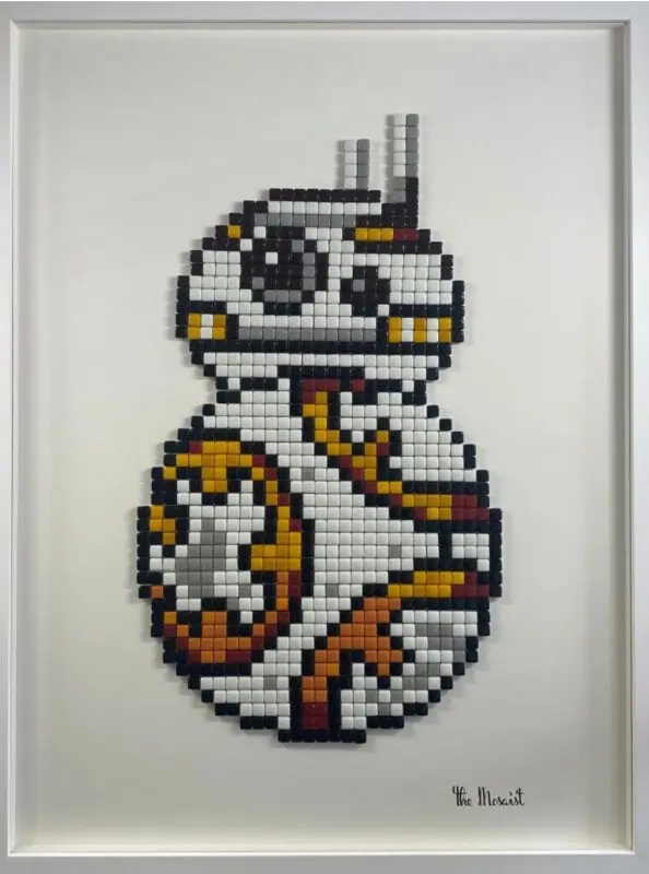 bb8, mosaic, unique piece