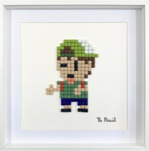 green cap