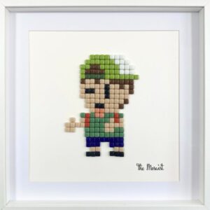 green cap