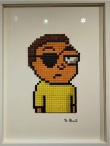 Evil Morty, mosaic, unique piece