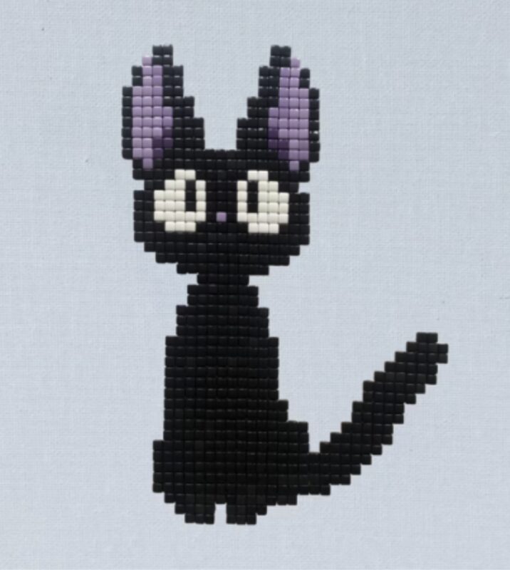 jiji , mosaïque, pièce unique epreuve d'artiste