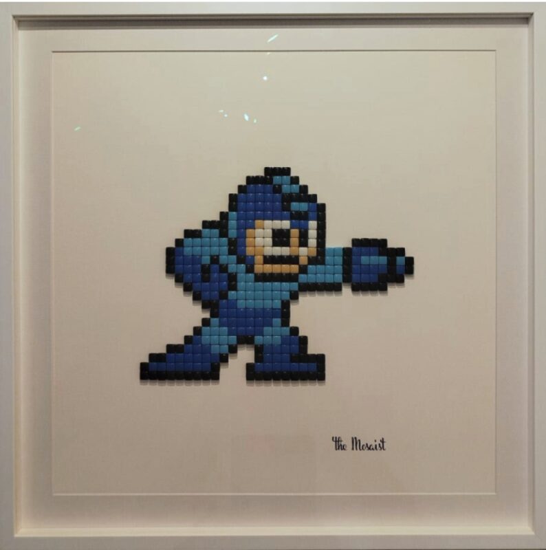 Mega Man, mosaic, artist's proof