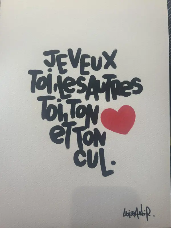 Ton coeur et ton cul