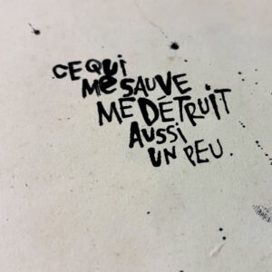 ce qui me sauve