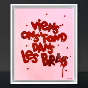 viens on se fond dans les bras